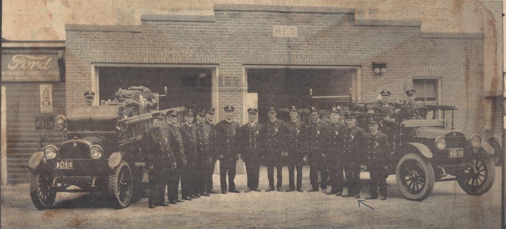 Ferry st fire station  c 1926 comp